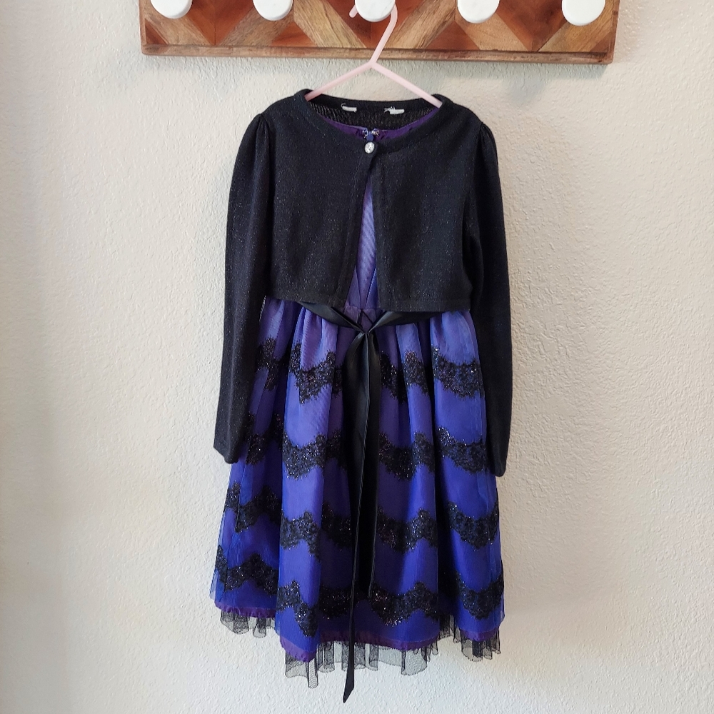 Dress and cardigan set, size 6